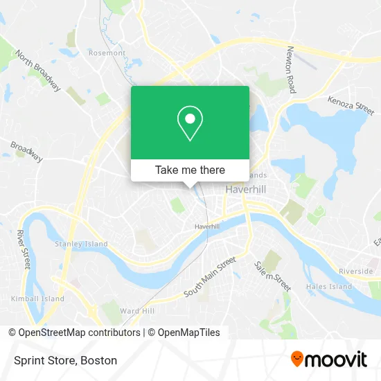 Sprint Store map