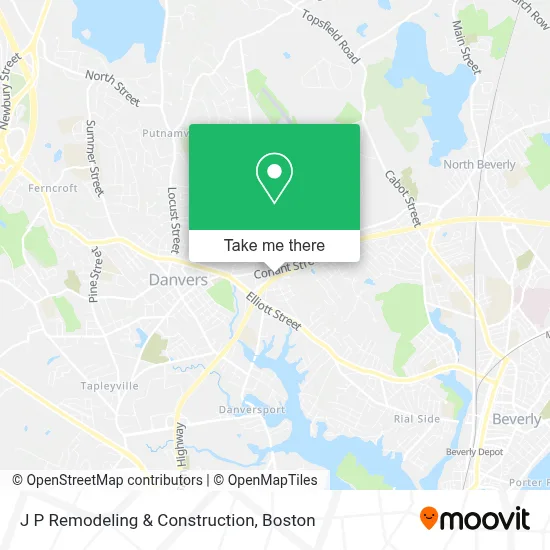 J P Remodeling & Construction map