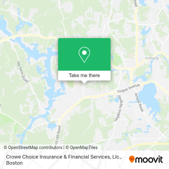 Crowe Choice Insurance & Financial Services, Llc. map