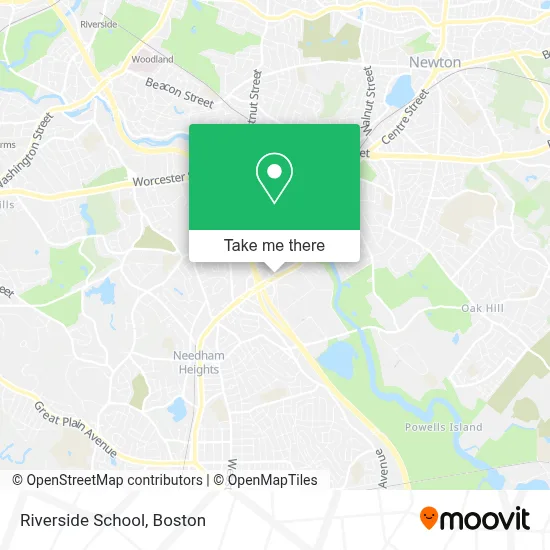 Riverside School map