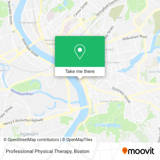Professional Physical Therapy map