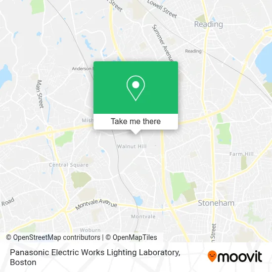 Panasonic Electric Works Lighting Laboratory map
