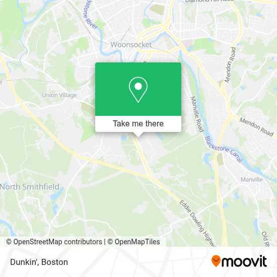 Dunkin' map