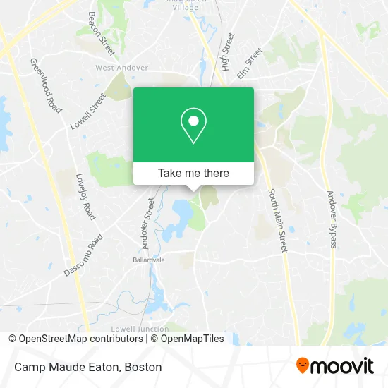 Camp Maude Eaton map