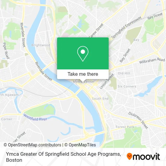 Ymca Greater Of Springfield School Age Programs map