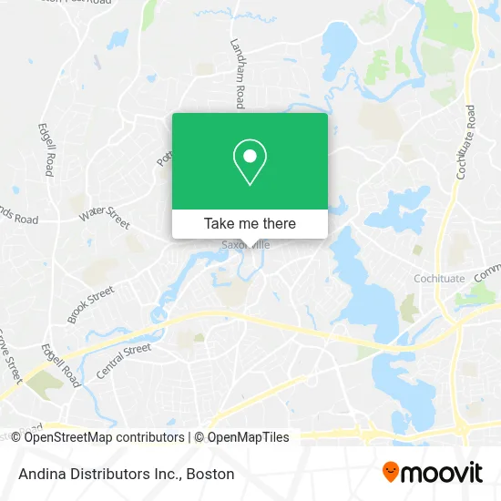 Andina Distributors Inc. map