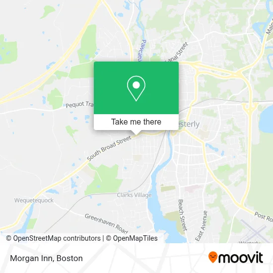 Morgan Inn map