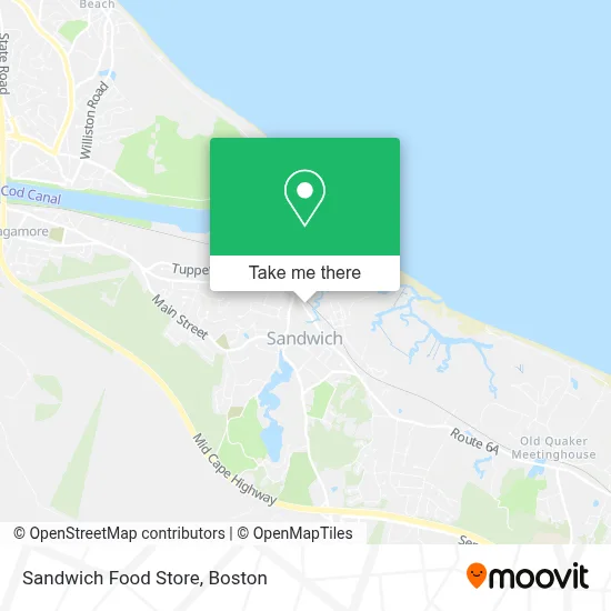 Sandwich Food Store map
