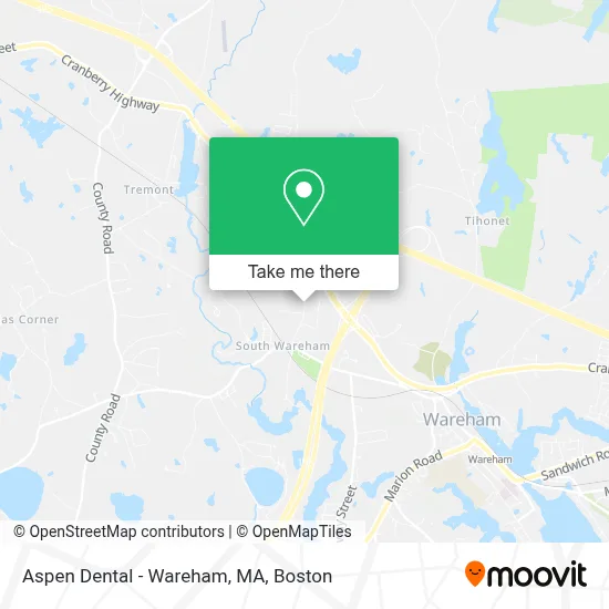 Aspen Dental - Wareham, MA map
