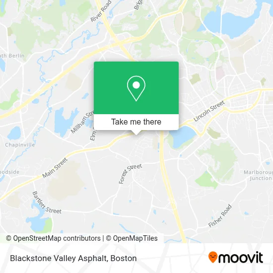 Blackstone Valley Asphalt map