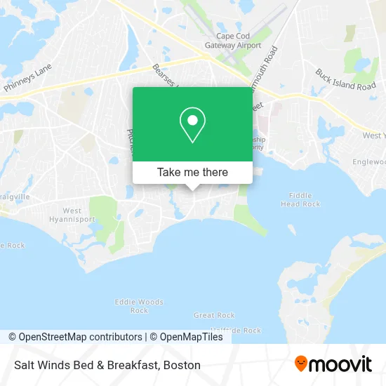 Salt Winds Bed & Breakfast map