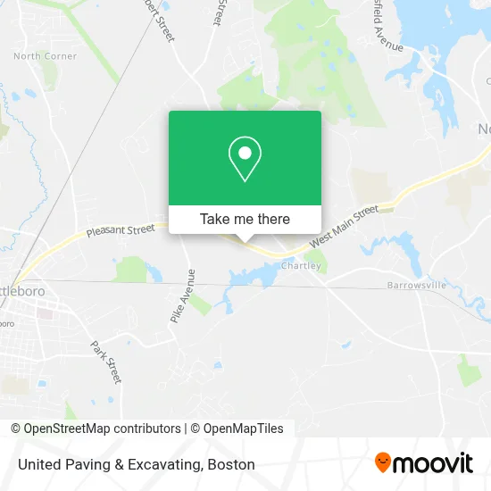 United Paving & Excavating map