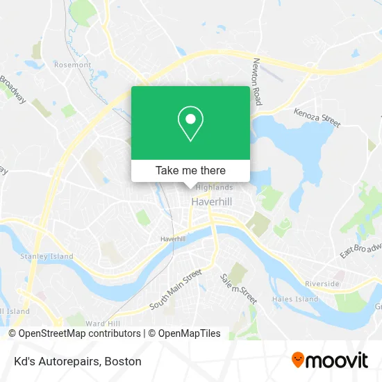 Kd's Autorepairs map