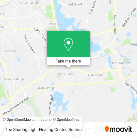 The Sharing Light Healing Center map