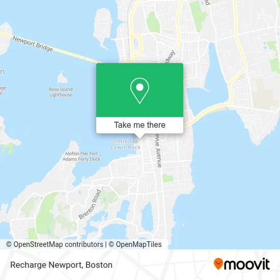 Recharge Newport map