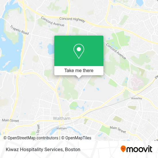 Kiwaz Hospitality Services map