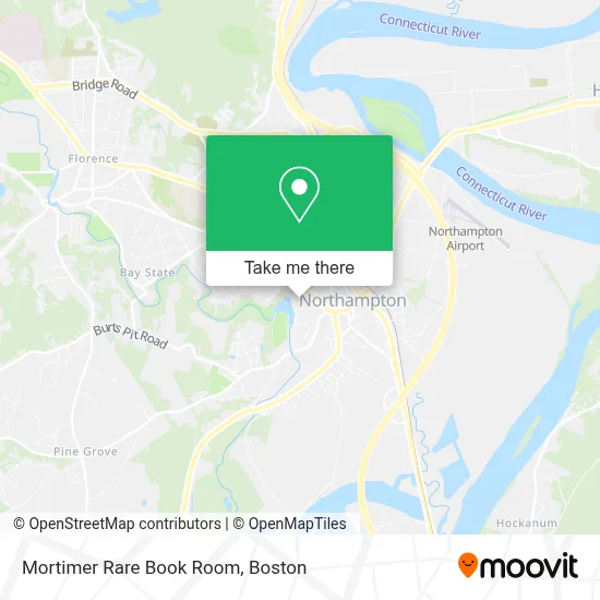 Mortimer Rare Book Room map