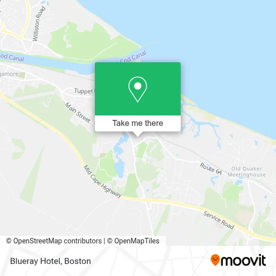 Blueray Hotel map
