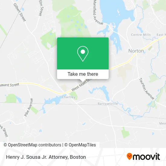 Henry J. Sousa Jr. Attorney map