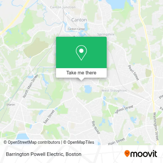 Barrington Powell Electric map