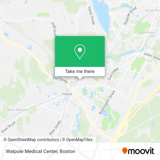 Walpole Medical Center map