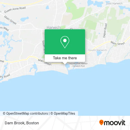 Dam Brook map