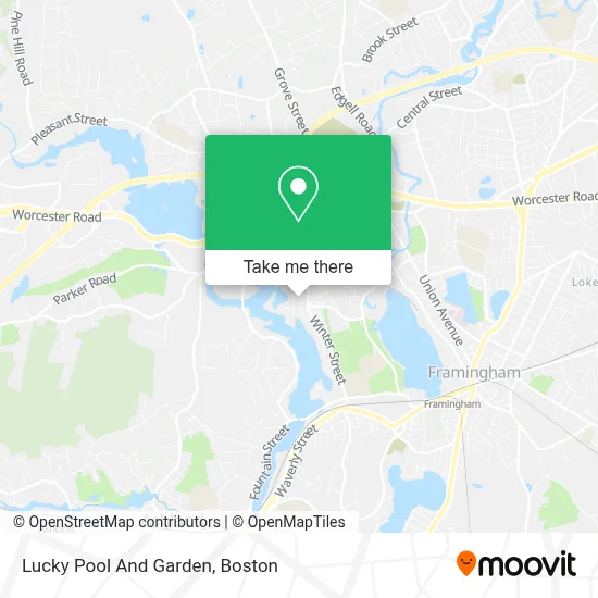 Lucky Pool And Garden map