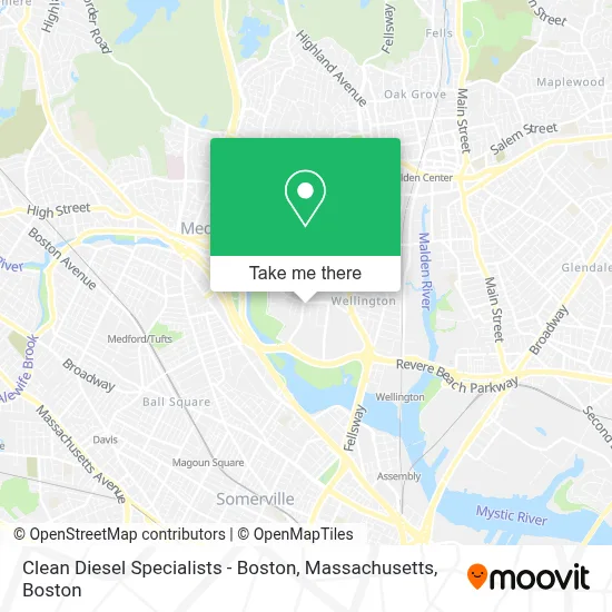Clean Diesel Specialists - Boston, Massachusetts map