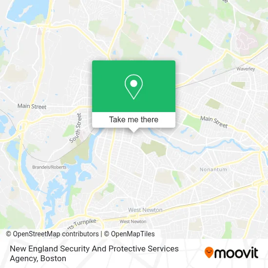 New England Security And Protective Services Agency map