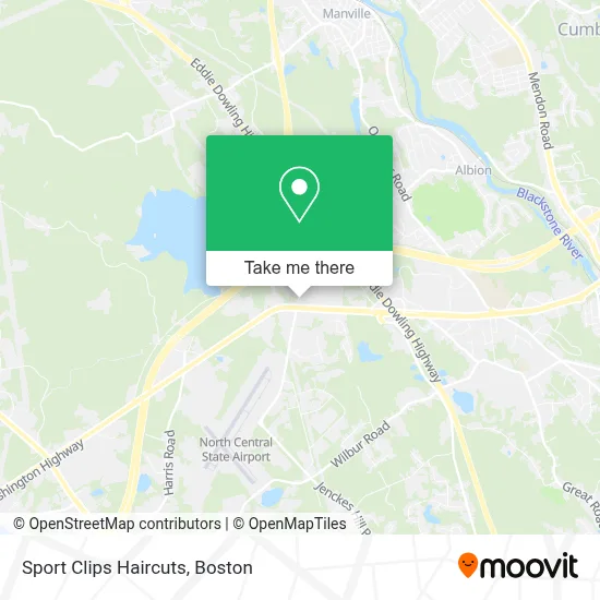 Sport Clips Haircuts map
