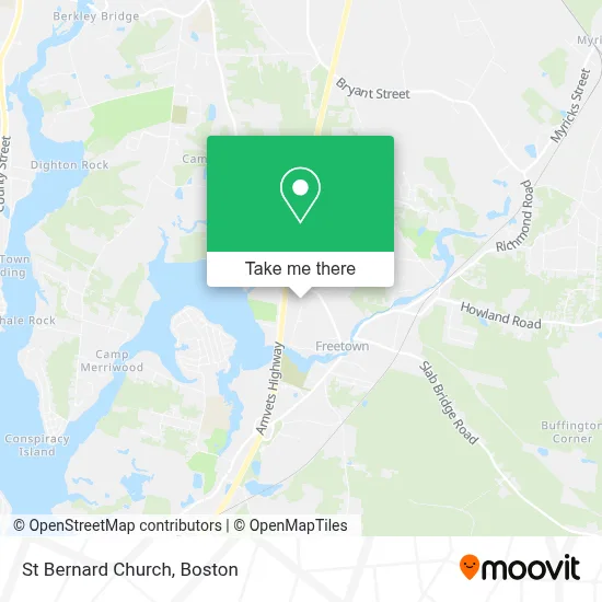 St Bernard Church map
