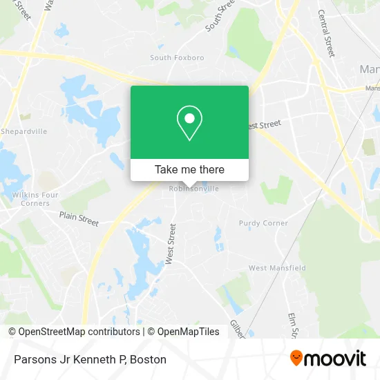 Parsons Jr Kenneth P map
