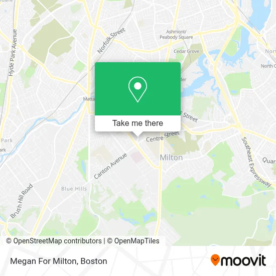 Megan For Milton map