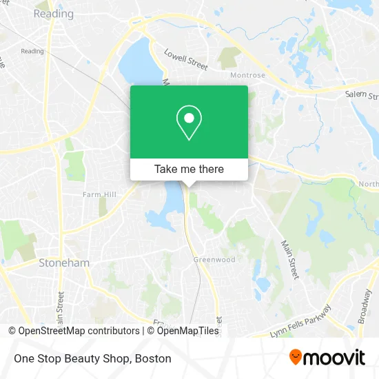 One Stop Beauty Shop map