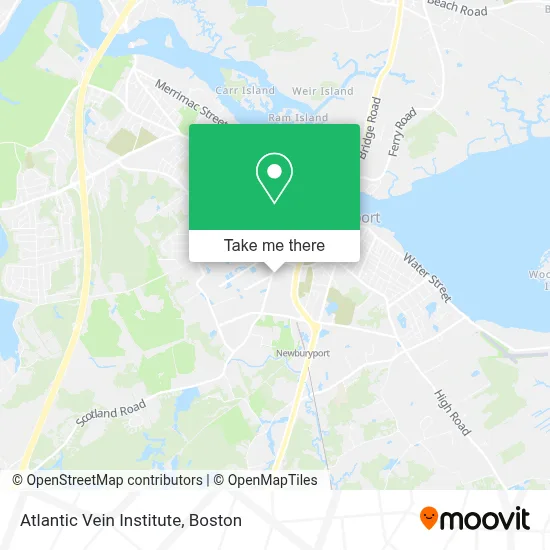 Atlantic Vein Institute map