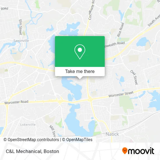 C&L Mechanical map