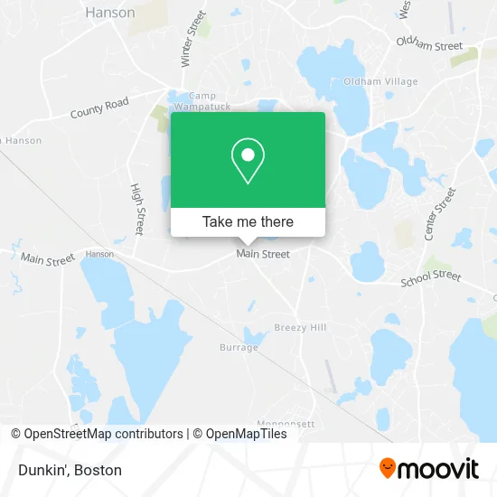 Dunkin' map