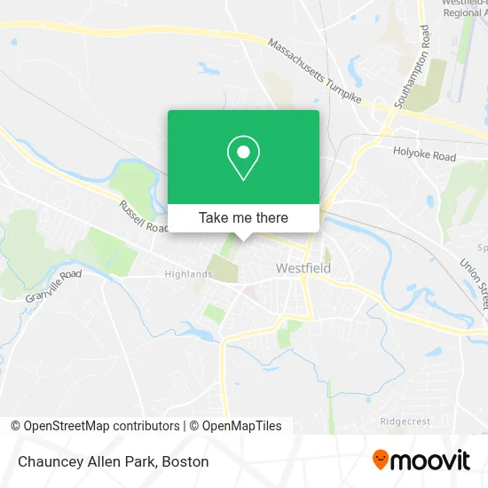 Chauncey Allen Park map