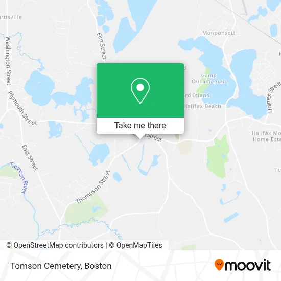 Tomson Cemetery map