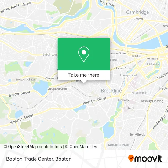Boston Trade Center map