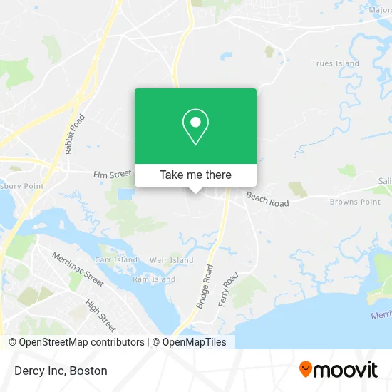 Dercy Inc map