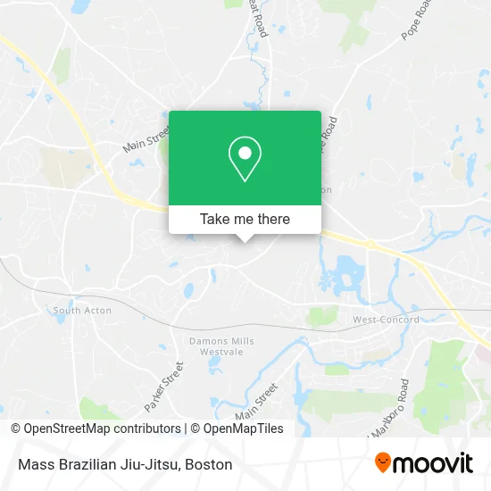 Mass Brazilian Jiu-Jitsu map