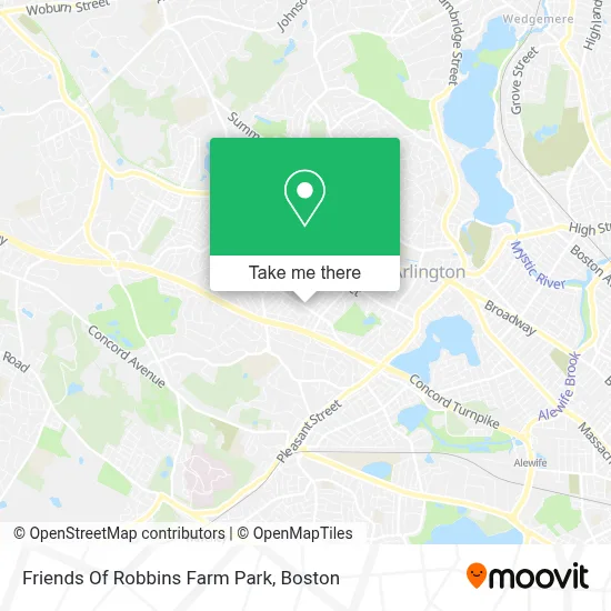 Friends Of Robbins Farm Park map