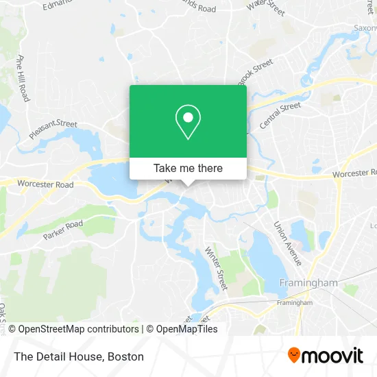 The Detail House map