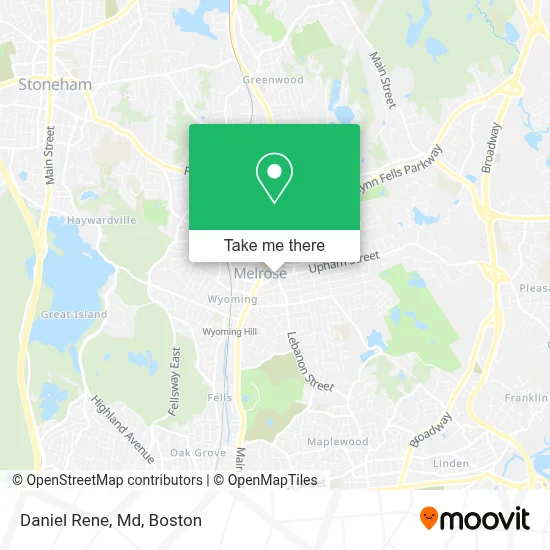 Daniel Rene, Md map