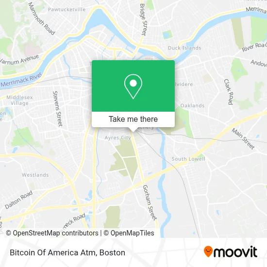 Bitcoin Of America Atm map