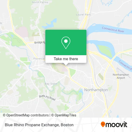 Blue Rhino Propane Exchange map