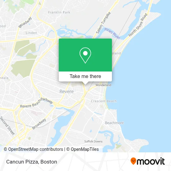 Cancun Pizza map