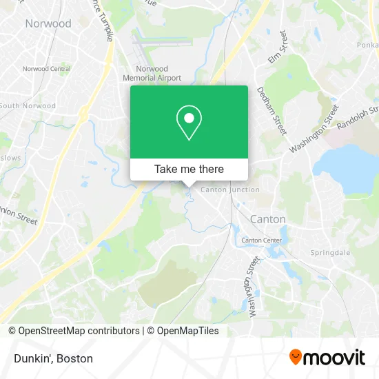 Dunkin' map