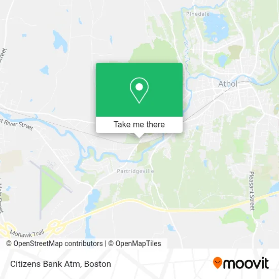 Citizens Bank Atm map